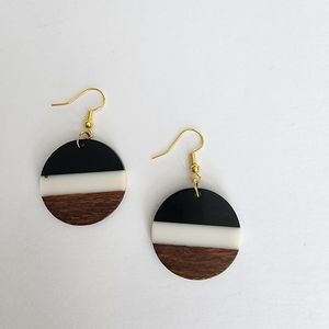 TRENDY Wooden Earrings